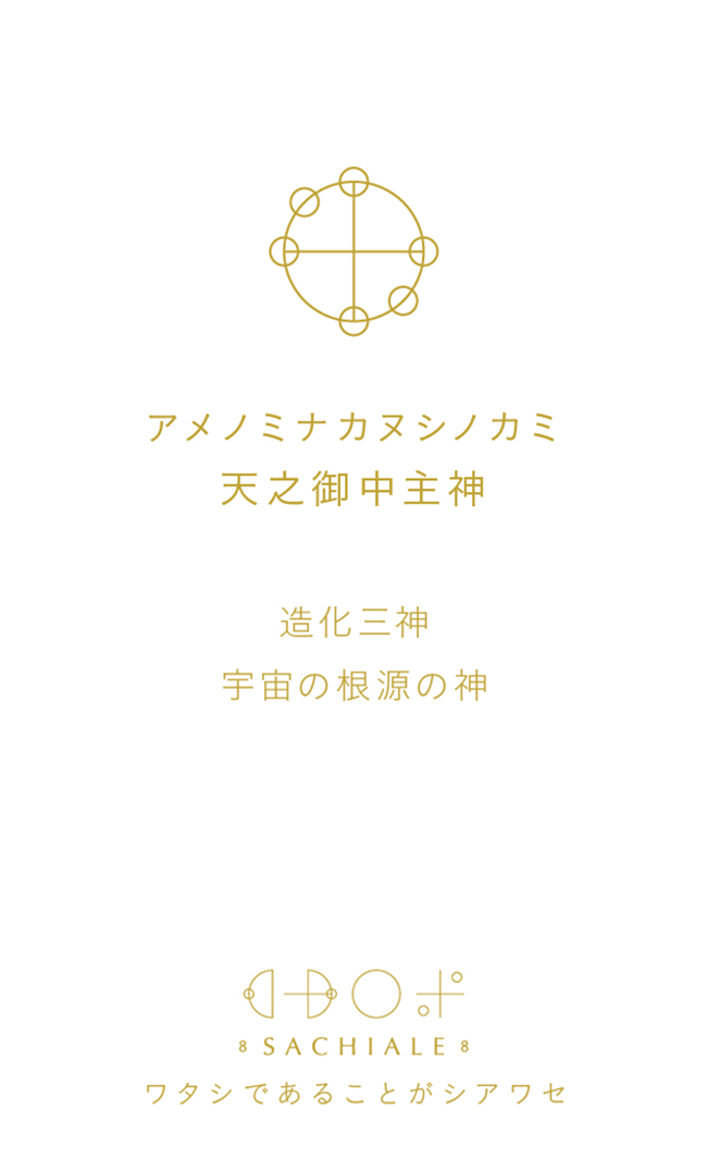 アメノミナカヌシノカミのカタカムナ文字カード