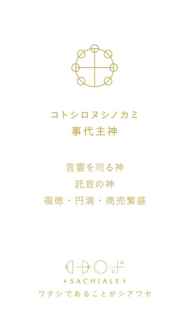 コトシロヌシノカミのカタカムナ文字カード