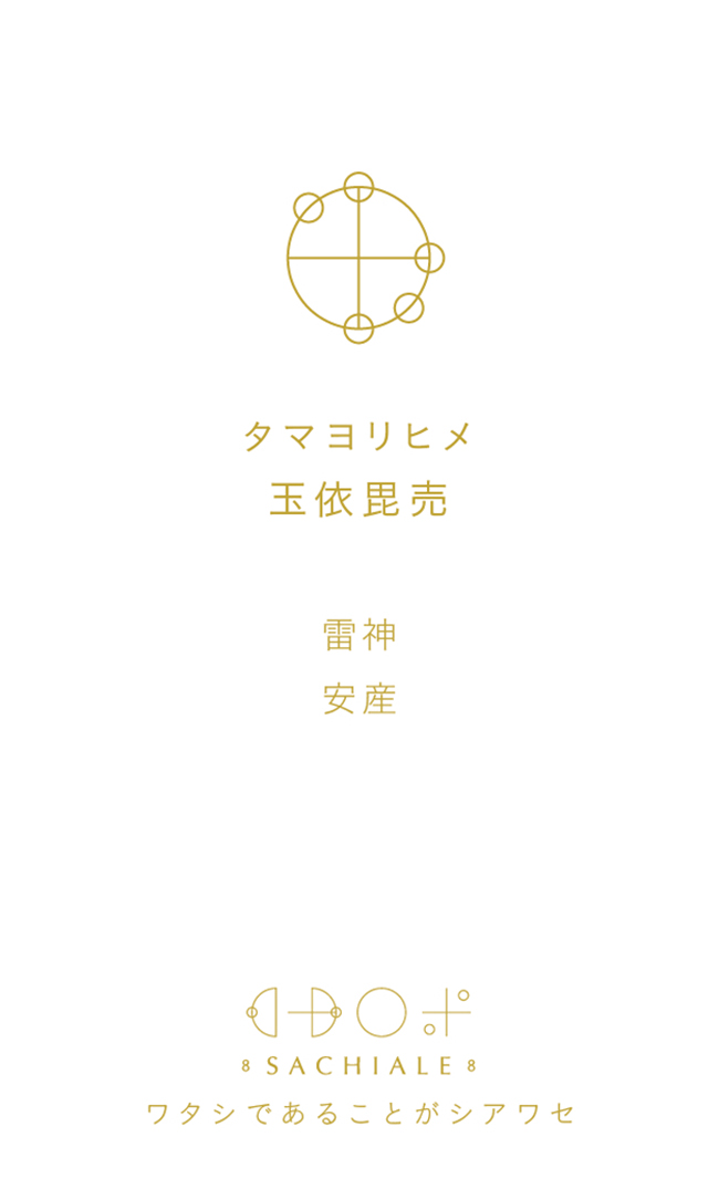 タマヨリヒメのカタカムナ文字カード